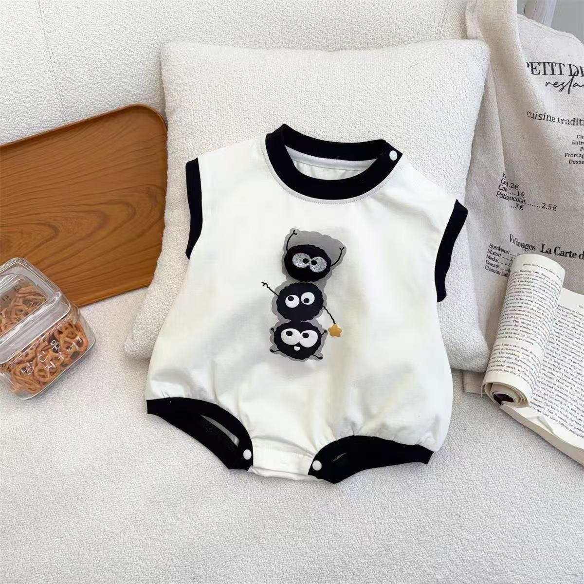Summer Cartoon Elf Baby Romper