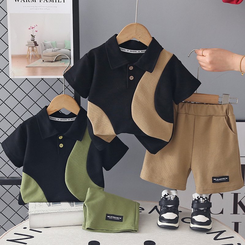 Summer Vibes Polo & Shorts Set