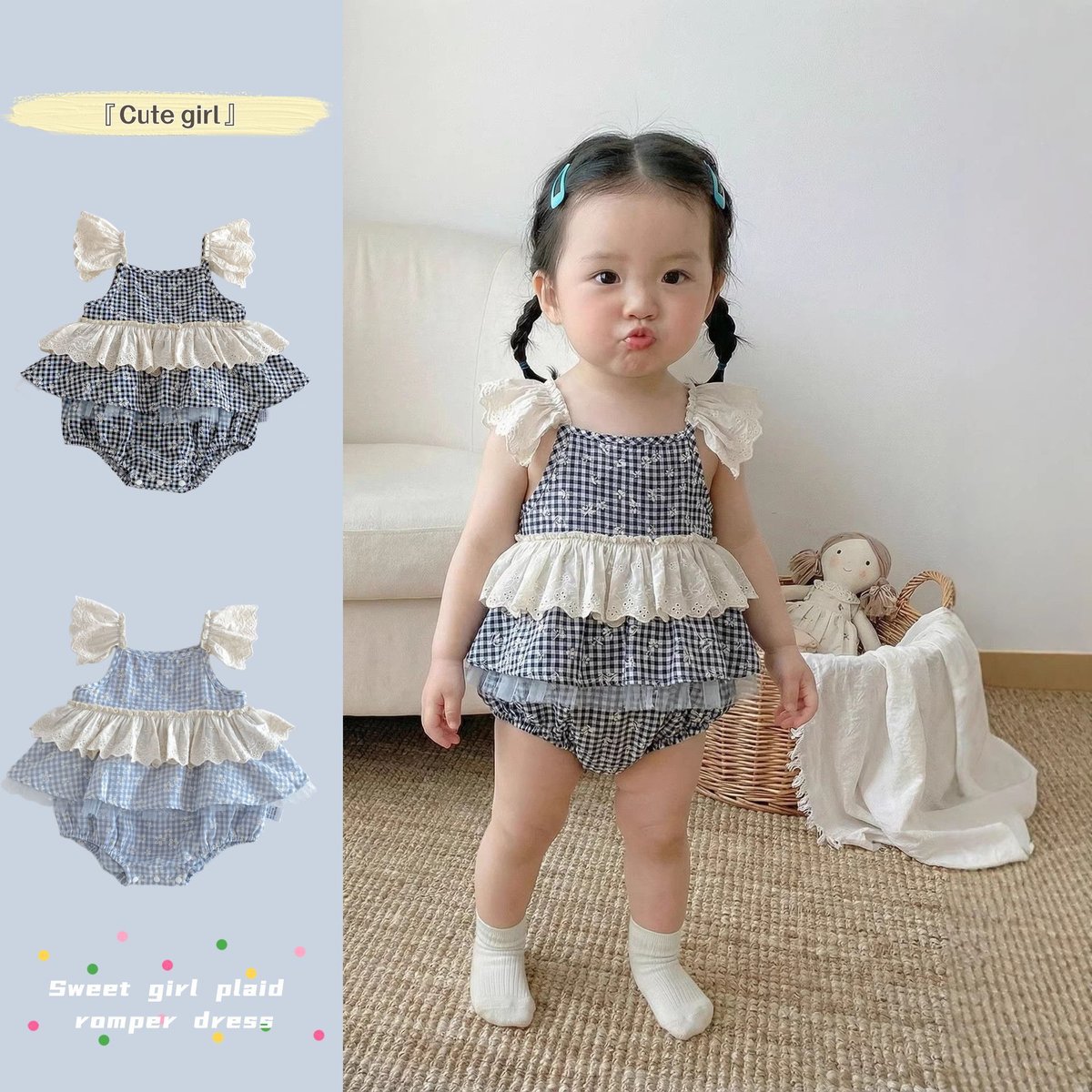 Baby Summer New Style Romper Dress for Girls