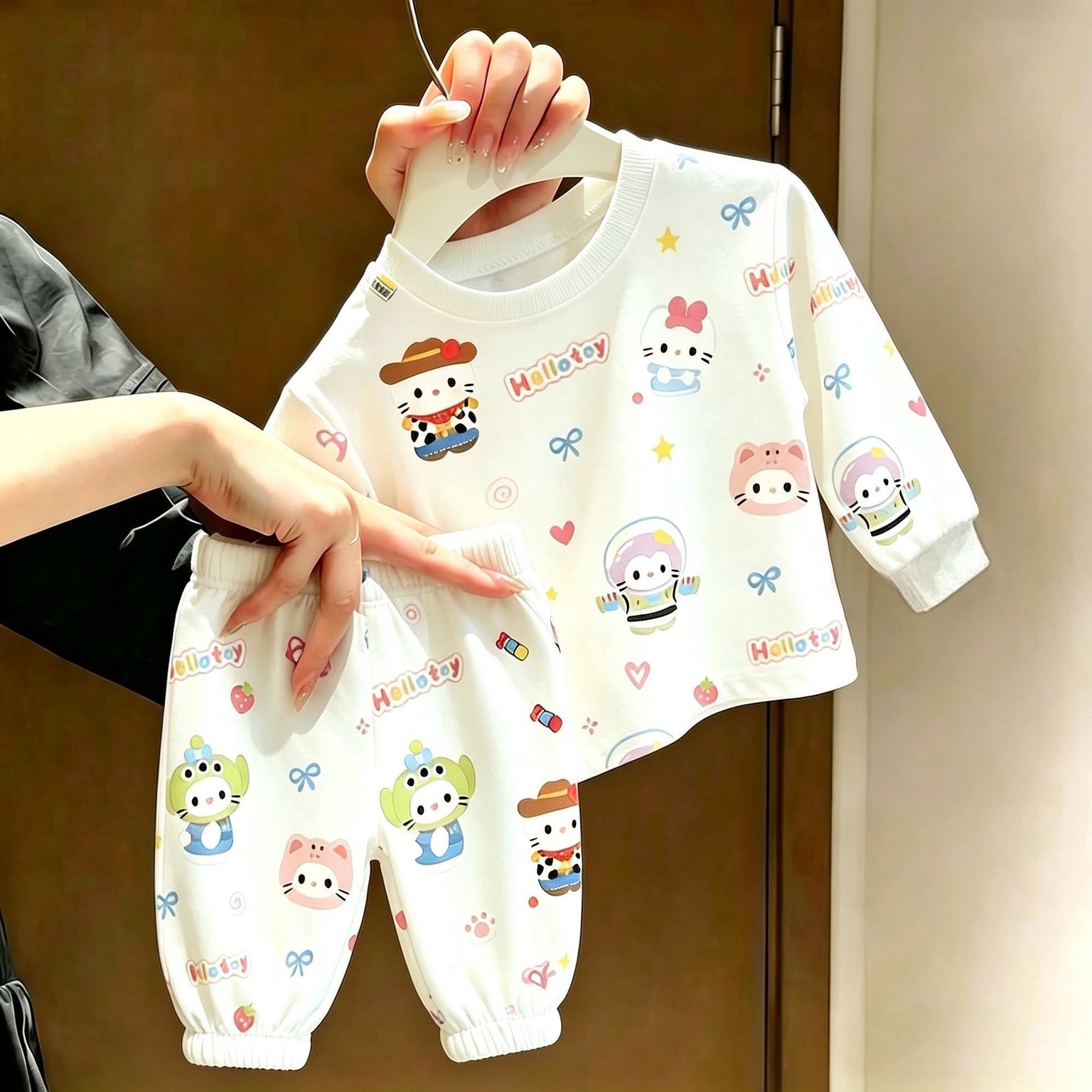 Baby Girl  Cartoon 2-Piece Clothing Set