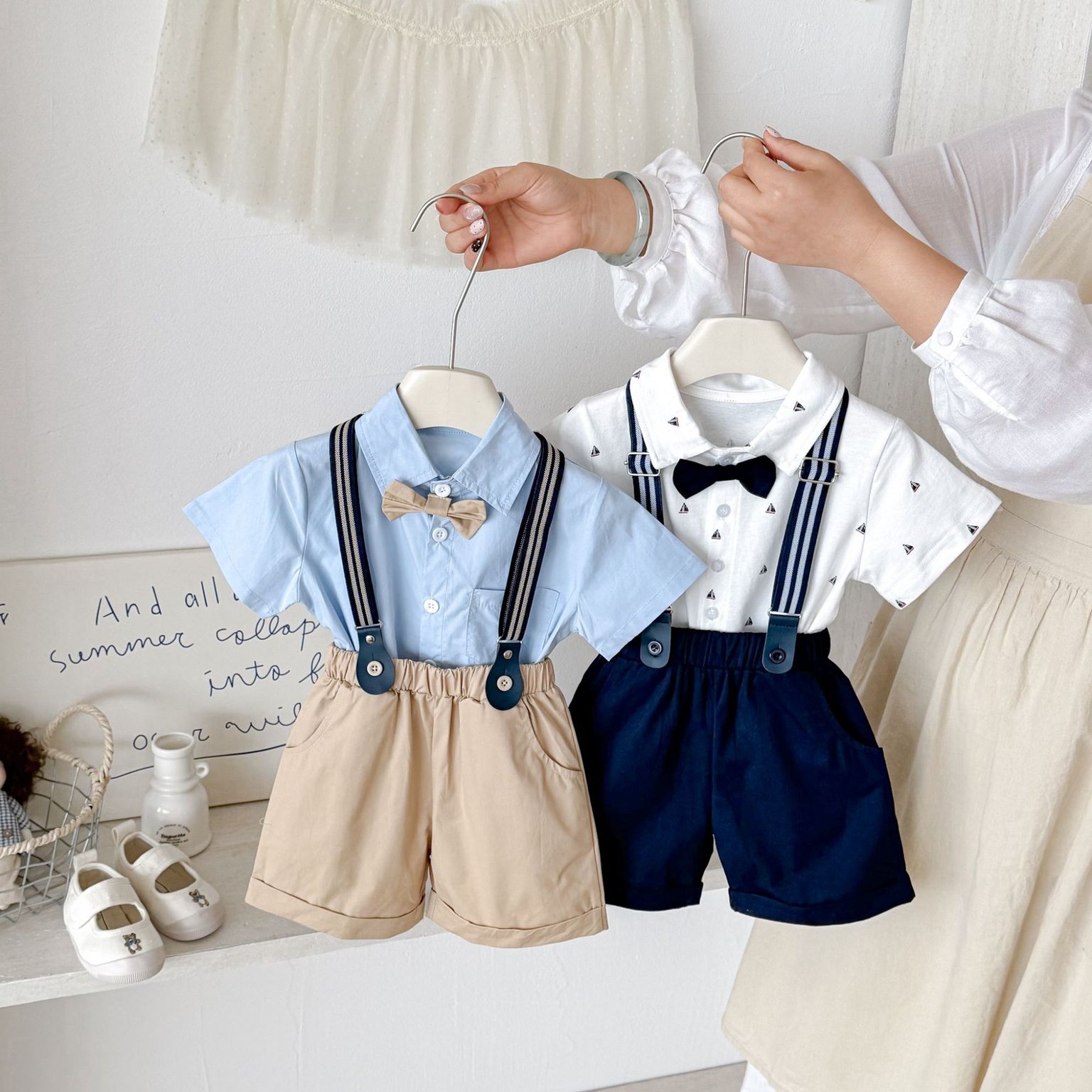 Toddler Formal Suspenders Outfit