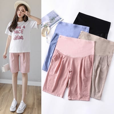 Maternity pregnant five-point pants