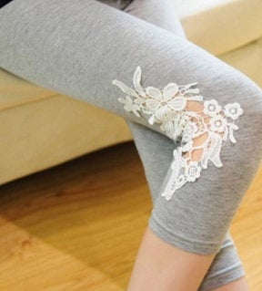 Maternity Summer New Korean version of the modal bow knees were thin pregnant women seven bowling leggings