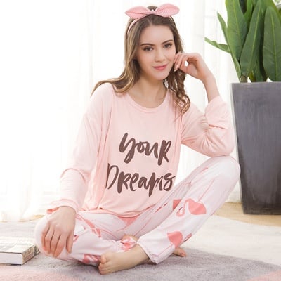 Maternity wear nursing pajamas month suit