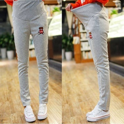Slim maternity dress bottoming casual feet lift pants sports long pants