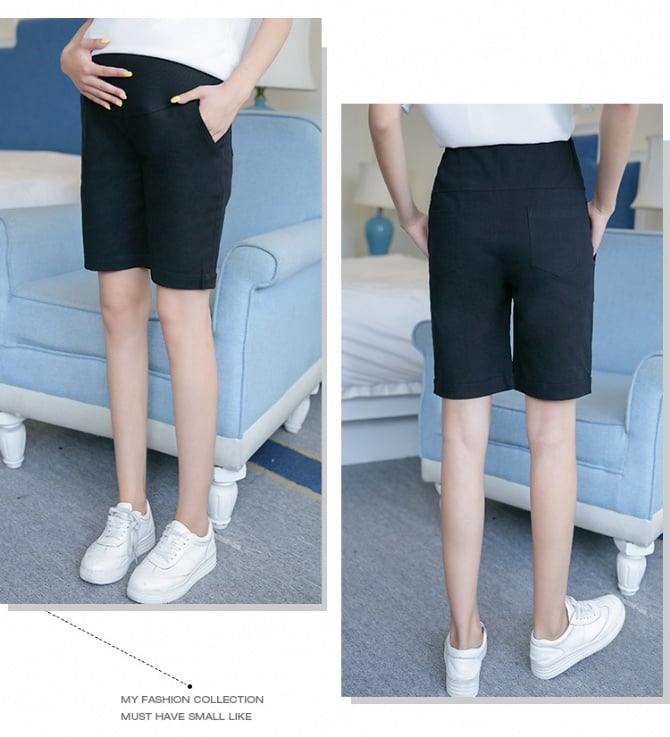 Cotton and linen cropped trousers