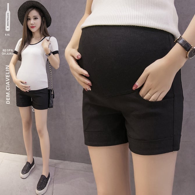 Maternity Cotton Short Pants