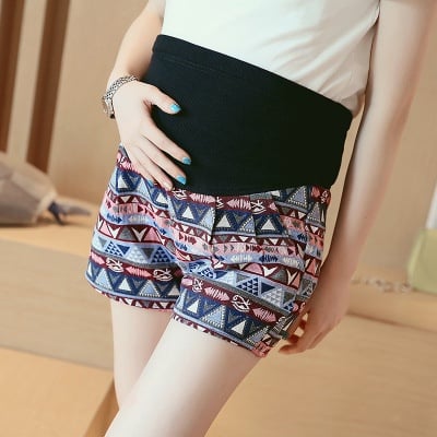 Fashion  Bohemia Maternity Shorts Pant