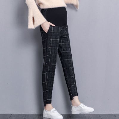 Pregnant women pants spring and autumn new autumn and winter clothes winter tide mother wear 3-9 months bottoming female autumn pants
