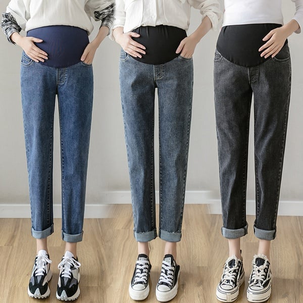 Spring and Autumn Outerwear Dad Pants Autumn Versatile Fashion Bottoming Pants Trendy Mom Spring and Autumn Wear