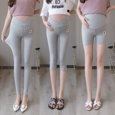 Summer new pregnant women's leggings modal leggings