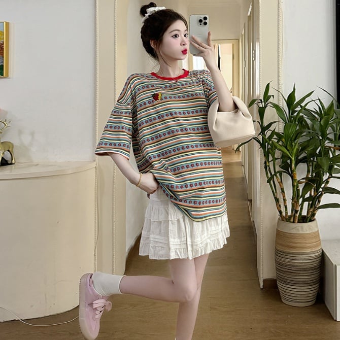 Maternity cotton T-shirt