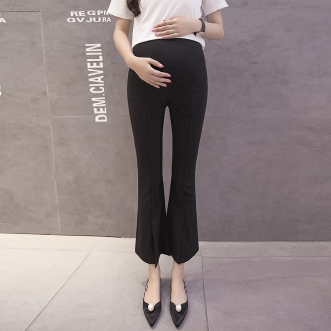 Pregnant women nine points micro-bell pants