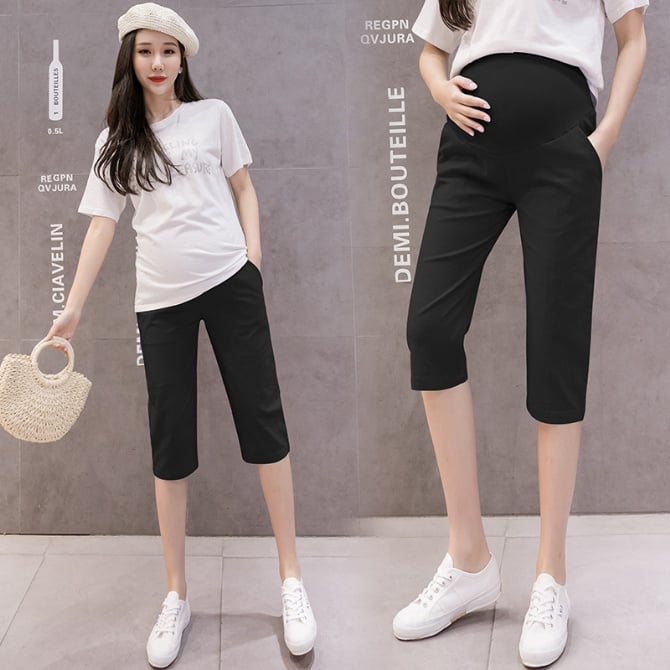 Maternity cropped pants