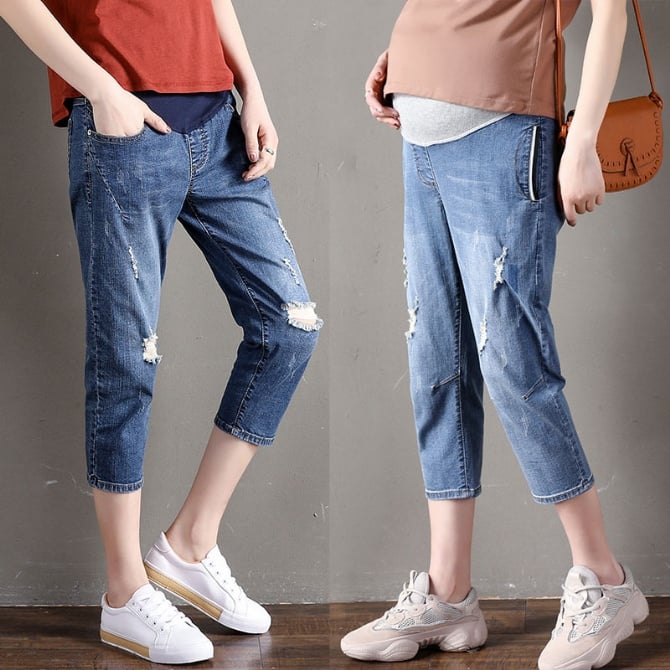 New Plus-Size Maternity Jeans for Expecting Moms