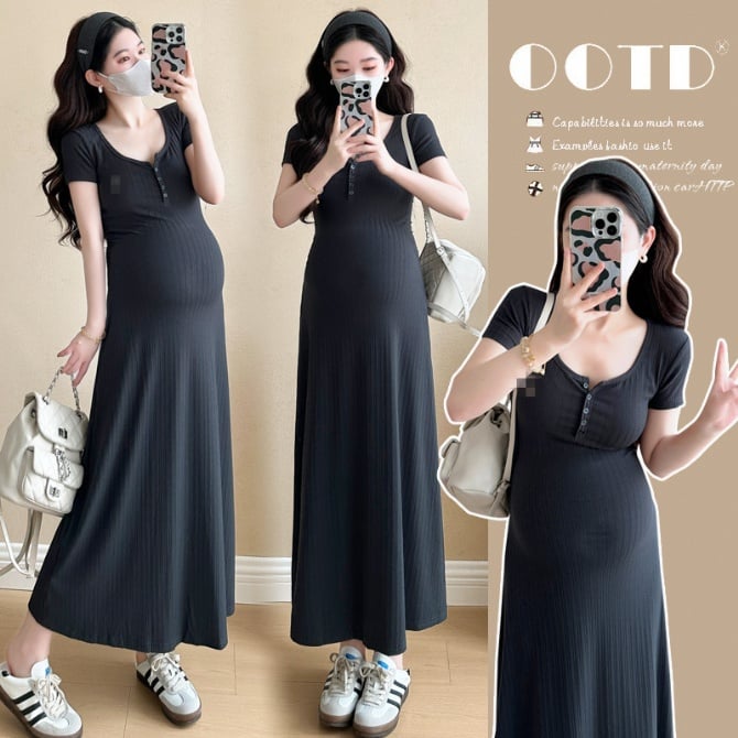 Stylish Maternity Office Dress