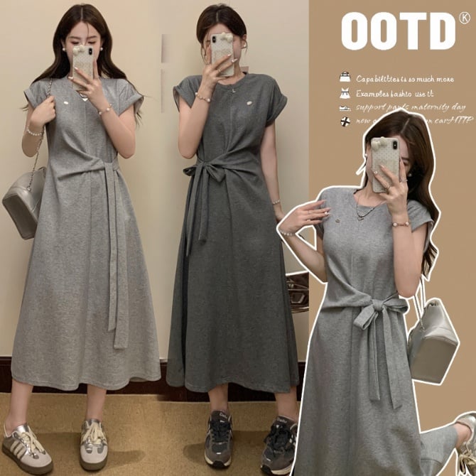 Maternity Summer T-Shirt Dress – Casual and Comfortable