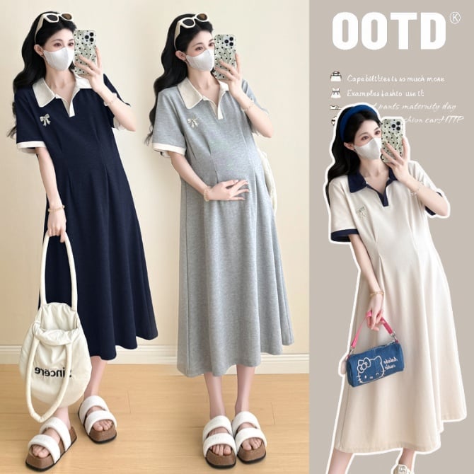 Trendy Maternity Dress for Pregnancy