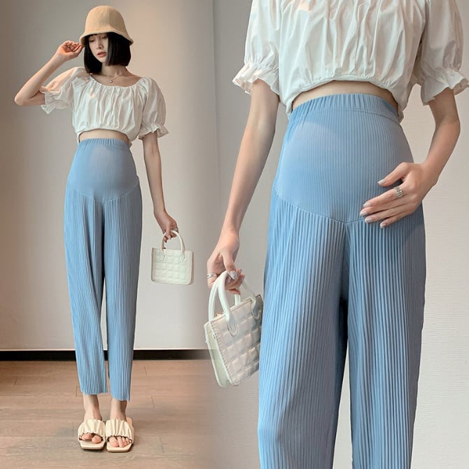 Maternity Ice Silk Pants