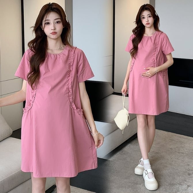 New French-Inspired Maternity Dres