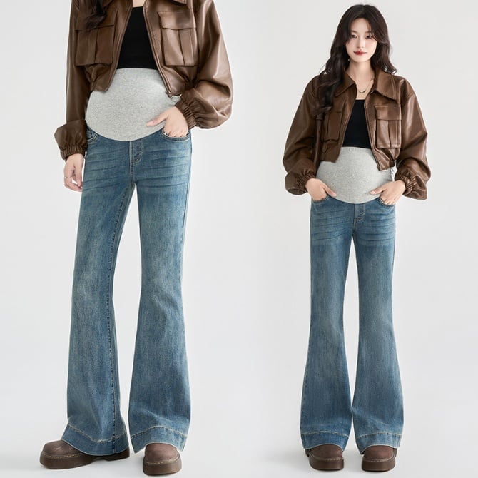 Korean Style Maternity Denim Pants