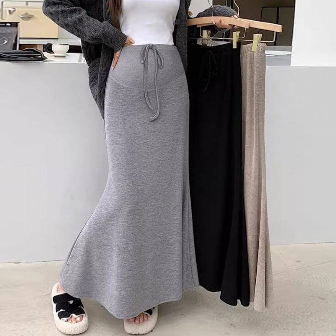 Maternity Vintage Knit Fishtail Skirt