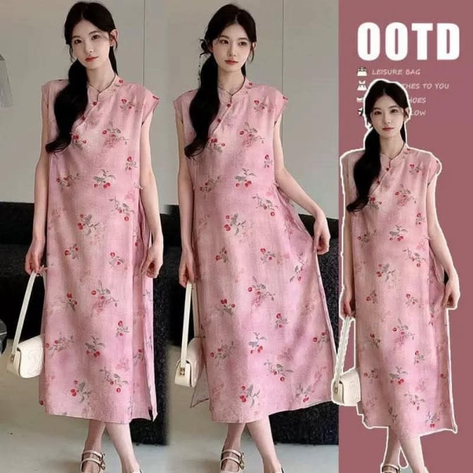 Fashion Chinese Style Maternity Dress