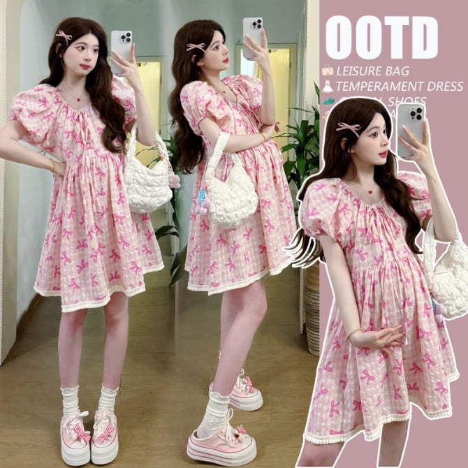 Maternity Lace Doll Dress