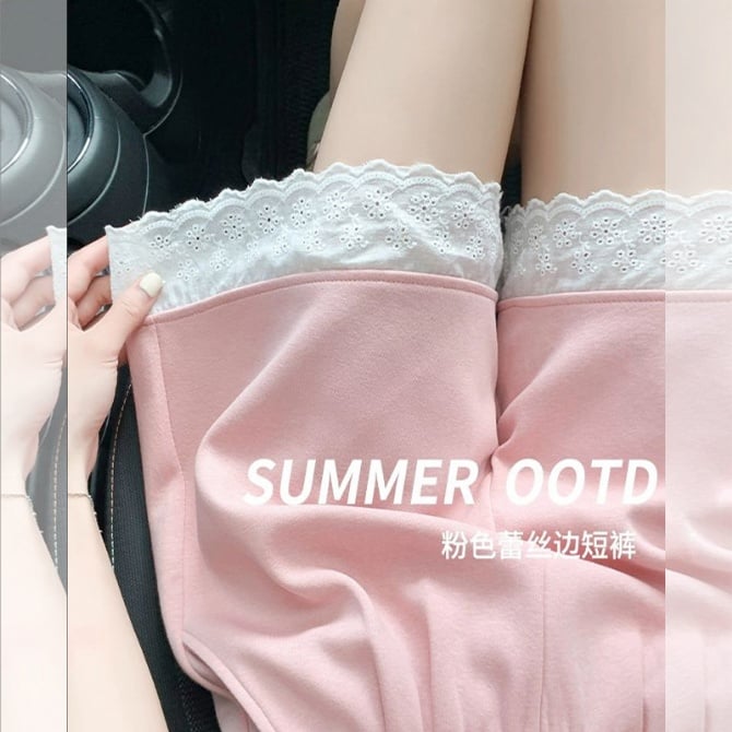 Maternity Sports Casual Wide-Leg Summer Shorts