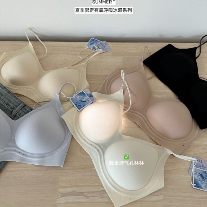 Seamless Jelly Bra – Ice Silk Thin Breathable Suspender Bralette