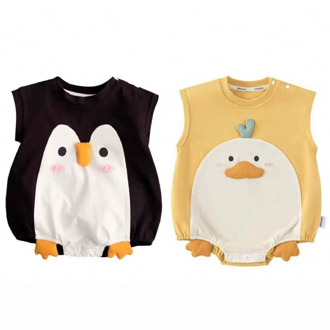 Toddler Summer Cartoon Romper