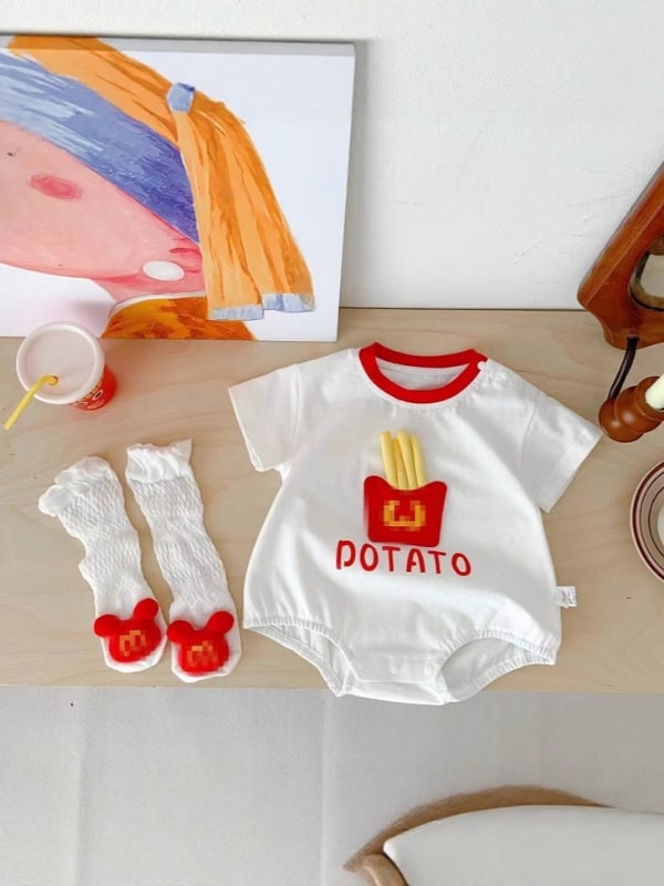 Newborn Baby Summer Short Sleeve Romper