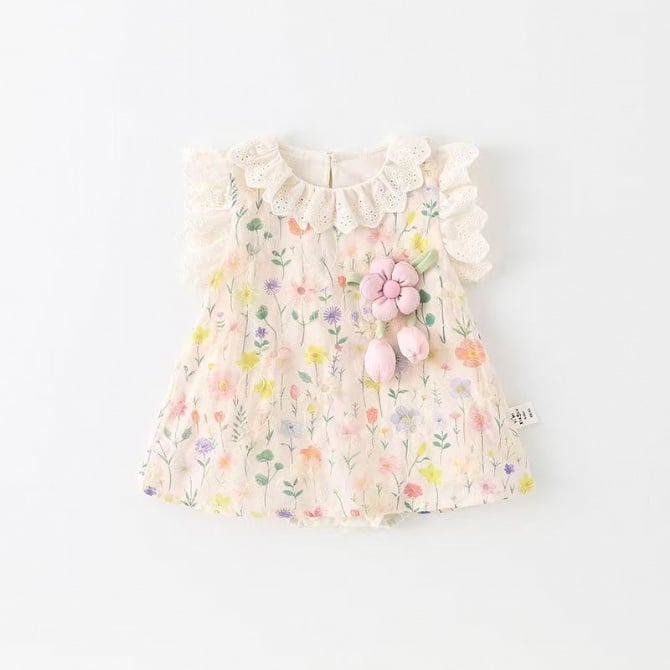 Baby Girl Floral Summer Romper