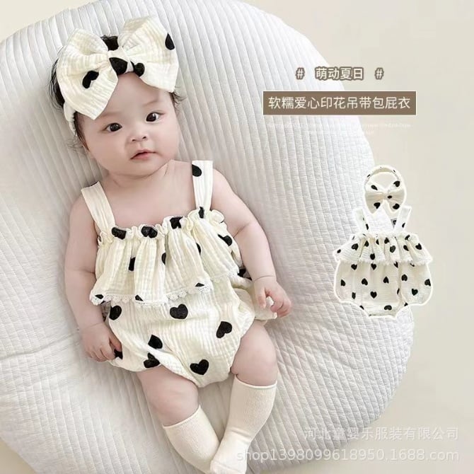 Cute Summer Sling Dress for Baby Girl